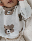 Little Bear Jacquard Sweater