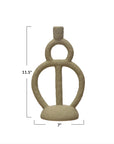 Resin Taper Holder, Matte Cream Color
