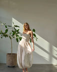 Harem Jumpsuit in Milk