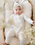 Bamboo Zip Romper | Dainty Vines
