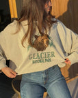 Glacier National Park Heather-Knit Sweatshirt