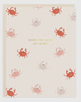 Sorry Crab Card