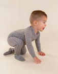 Bamboo Hazel Gingham Footed Pajamas