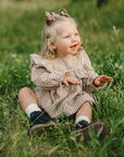 Gingham Ruffle Bloomer Set