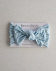 Bamboo Head Wrap | Blue Bows