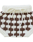 Brown + Cream Knit Bloomers