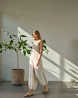 Harem Jumpsuit in Milk