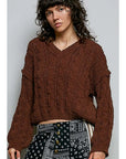 Coco Knit V Neck Sweater