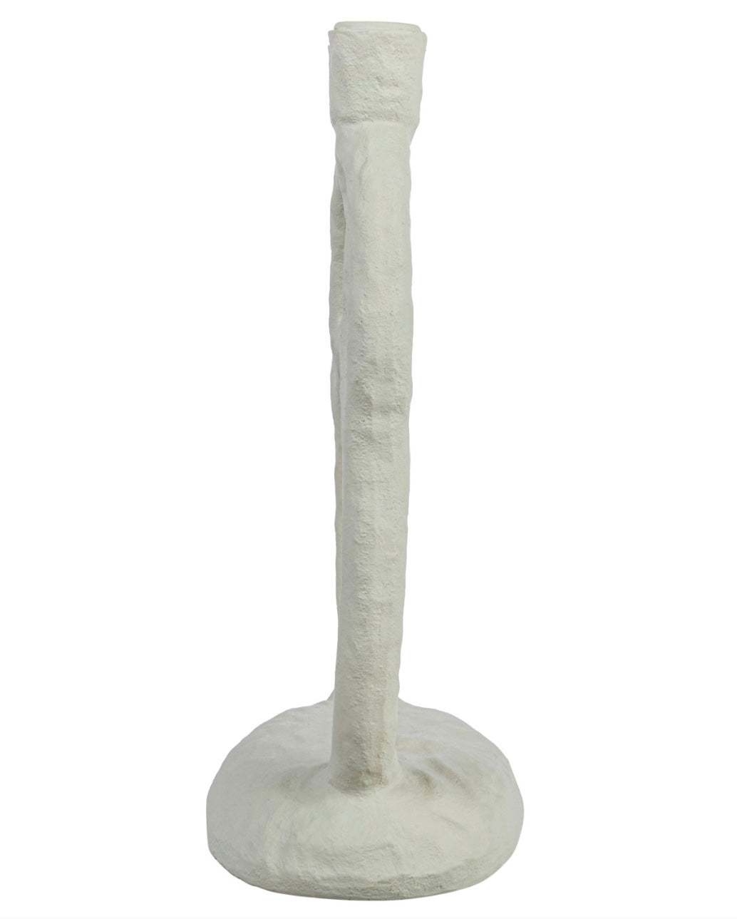 Resin Double Taper Holder, Matte Cream Color
