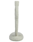 Resin Double Taper Holder, Matte Cream Color