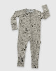 Good Dog Bamboo Zipper Romper