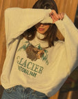 Glacier National Park Heather-Knit Sweatshirt