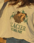 Glacier National Park Heather-Knit Sweatshirt