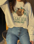 Glacier National Park Heather-Knit Sweatshirt
