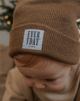 Knit Beanie | Brown