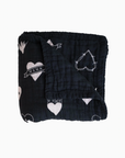 Tattoo Heart | Reversible Muslin Quilt