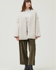 Quliting Cotton Jacket - Ecru