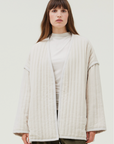 Quliting Cotton Jacket - Ecru