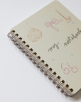 Disco Bow Spiral Notebook