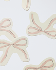 Pink Ribbon Bow Sticker