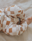 Bamboo Zip Convertible Romper - Checkered