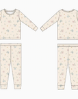 Layne Floral Bamboo Two Piece Pajama Set