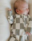 Bamboo Zip Romper | Oat & Sage