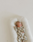 Bamboo Zip Romper | Oat & Sage