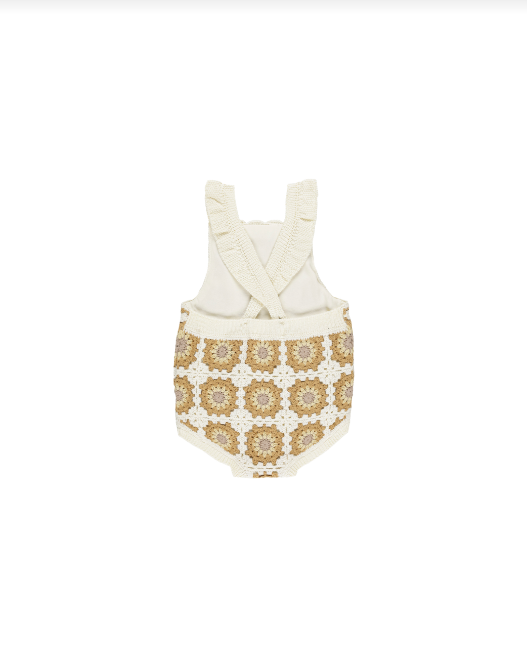 CROCHET ROMPER || MARIGOLD DAISY, Rylee + Cru