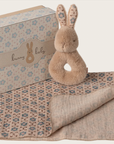 Rabbit rattle set - Cream peach, Maileg