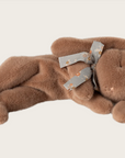 Sleeping bunny plush - Soft brown