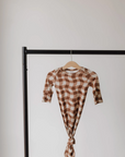 Bamboo Knotted Gown | Groovy Gingham