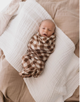 Bamboo Swaddle | Groovy Gingham