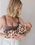 Bamboo Swaddle | Groovy Gingham