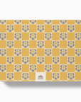 Floral Checkerboard Undated Weekly Desk Planner