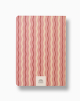 Pink Waves Stepped A5 Softcover Lined Notebook