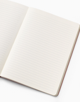 Pink Waves Stepped A5 Softcover Lined Notebook