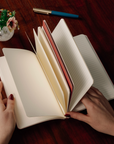 Pink Waves Stepped A5 Softcover Lined Notebook
