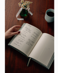 Scripted Floral Undated Page A Day A5 Softcover Planner