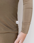 Bamboo Two Piece Pajamas | Olive Green