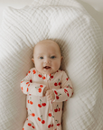 Bamboo Zip Pajamas | Cherry Orchard