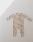Bamboo Zip Pajamas | Grid