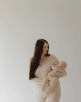 Bamboo Zip Pajamas | Grid