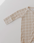Bamboo Zip Pajamas | Grid