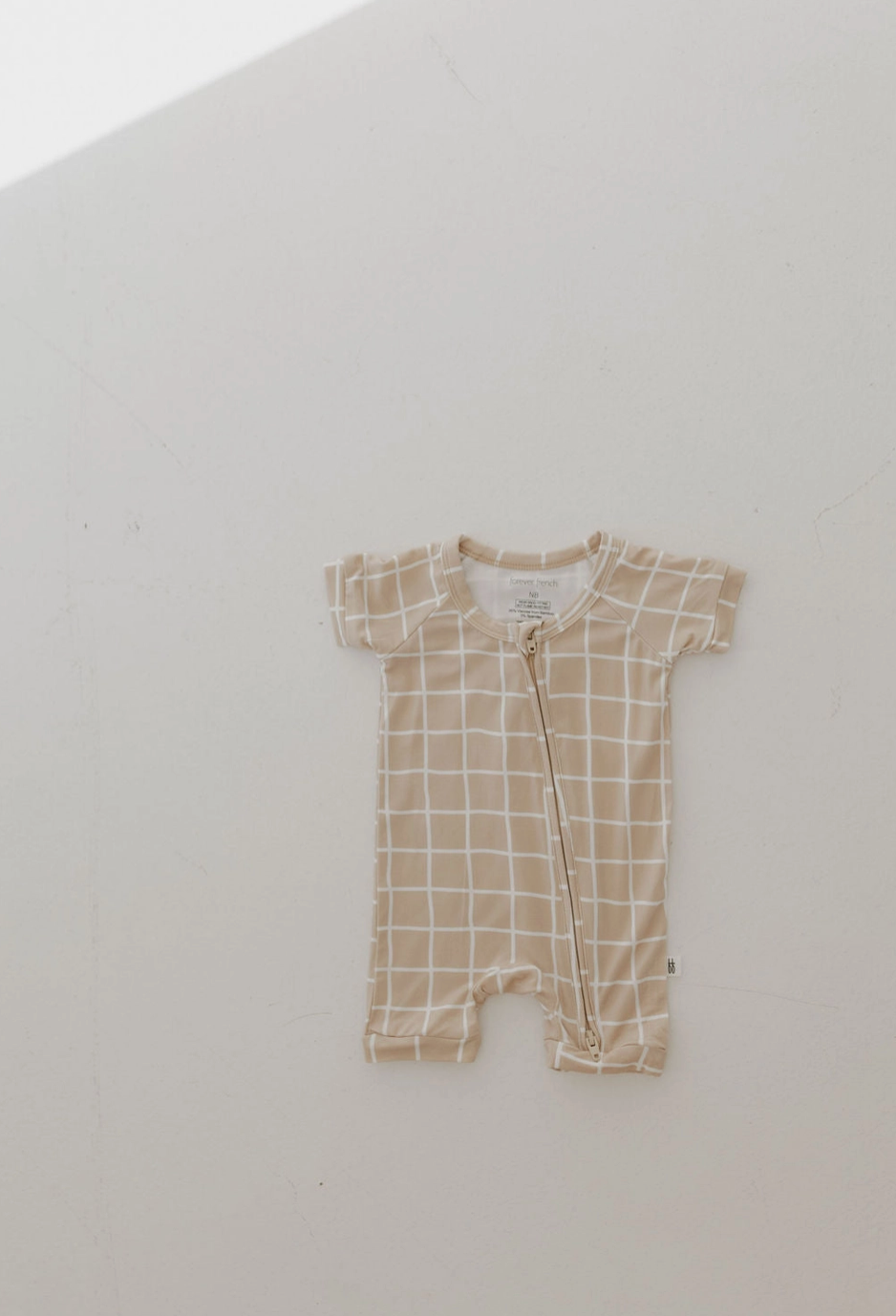 Bamboo Zip Shortie | Grid