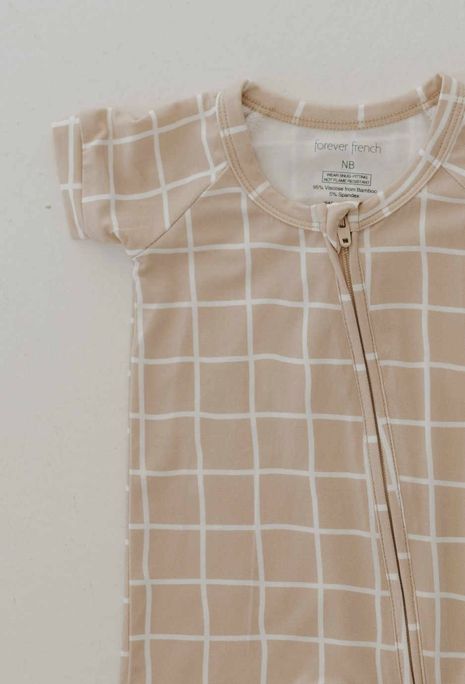 Bamboo Zip Shortie | Grid