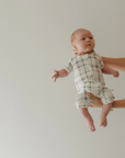 Bamboo Zip Shortie | Picnic Plaid