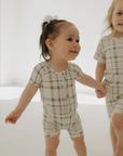 Bamboo Zip Shortie | Picnic Plaid