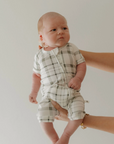 Bamboo Zip Shortie | Picnic Plaid