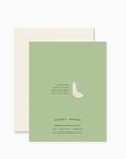 Spring Green Baby Blooms Greeting Card